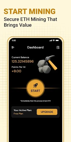 ETH Cloud Miner- Earn Ethereum screenshot 2