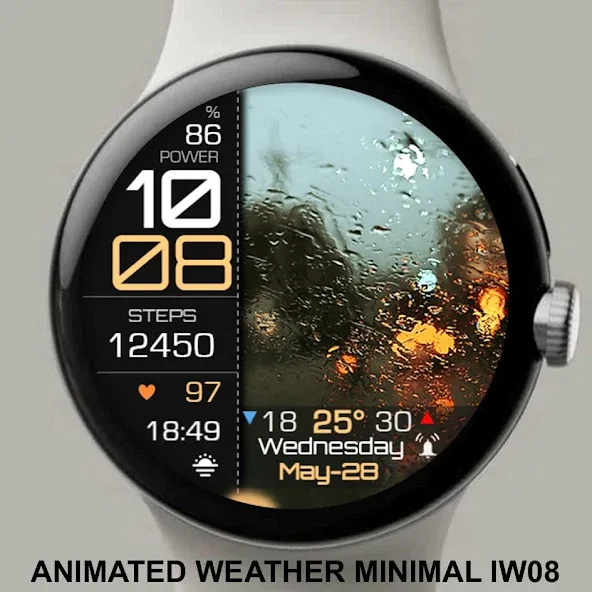 Animated Weather Minimal IW09 screenshot 3