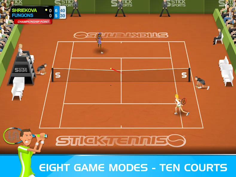 Stick Tennis screenshot 8
