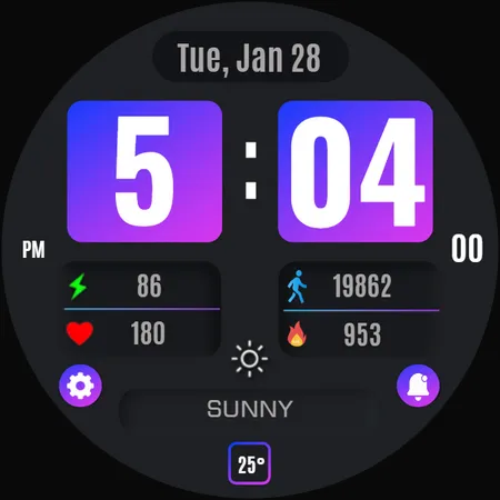 Vesa Digital Watch Face screenshot 37