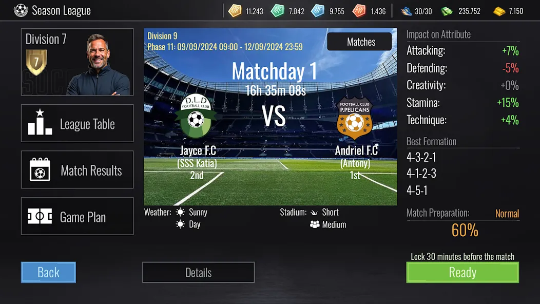 Soccer Dynasty: Club Manager screenshot 2