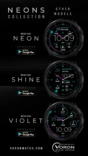 Voron NEON Watch Face screenshot 3