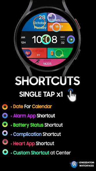 IA61 Digital Watchface screenshot 6