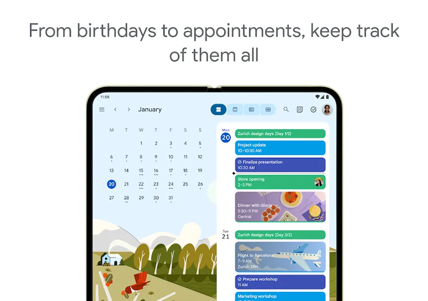 Google 日历 screenshot 9