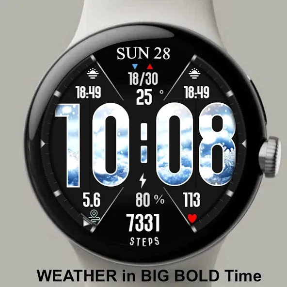 WEATHER in Big Bold Time ECO64 screenshot 7