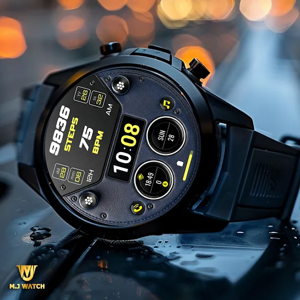 MJ200 Leather Digital Watch screenshot 5