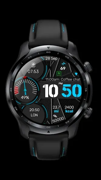 Info Watch Face crc035 screenshot 6