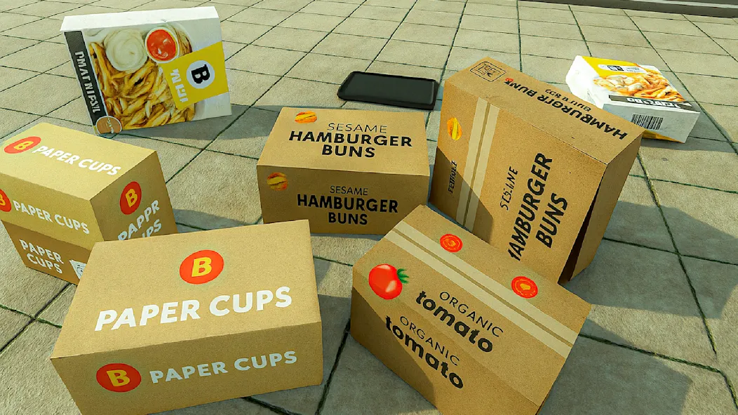 Fast Food Burger Pizza Sim 3D screenshot 6
