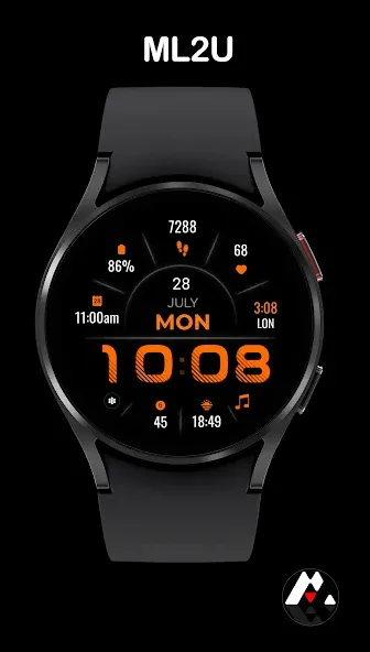 ML2U 127 Watch Face screenshot 2