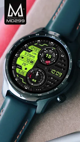 MD299 Analog watch face screenshot 3