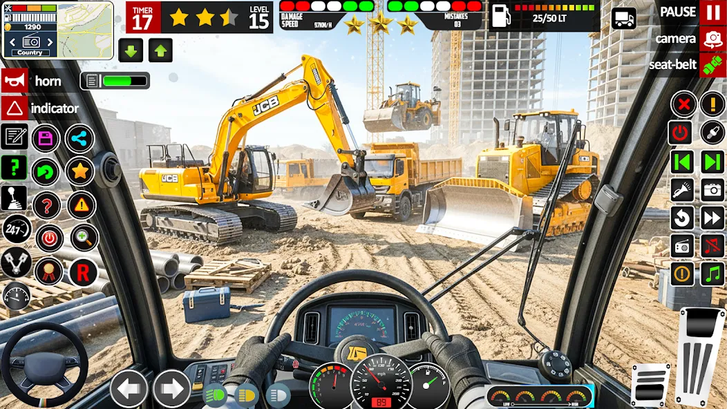 Road Construction 3D JCB Game screenshot 2