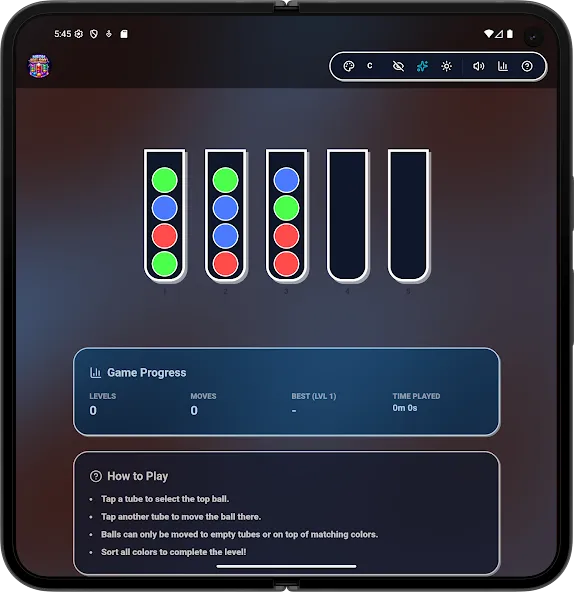 Ball Sort Color Sort Offline screenshot 23