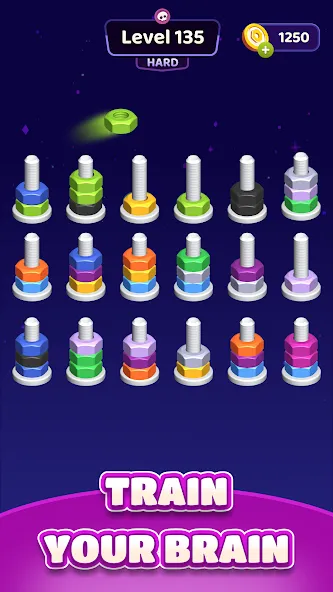 Nut Sort Blast: Color Puzzle screenshot 2