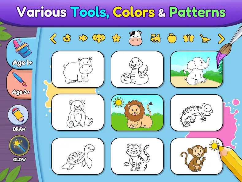 Coloring games for kids: 2-5 y screenshot 4