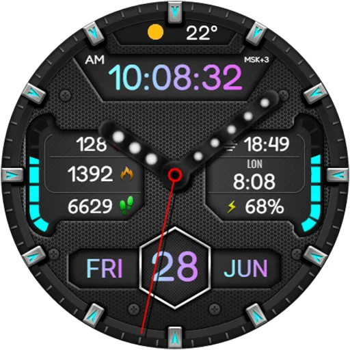 Hybrid KNATUM URX81 Watch face screenshot 20