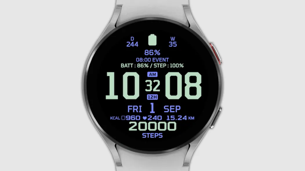 IWF AllNew Digi Pro watchface screenshot 5