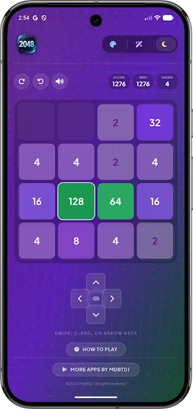 2048 Pro Offline Glass Edition screenshot 7