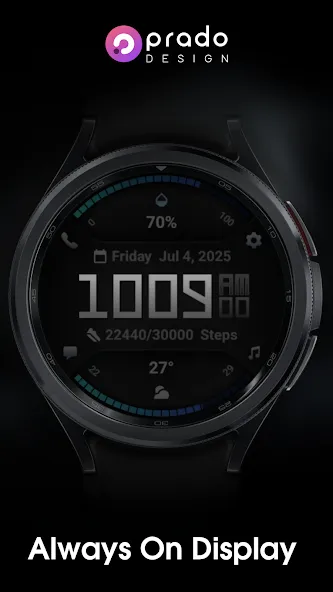PRADO 77 Digital Watch Face screenshot 7