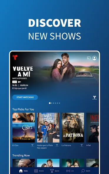 Telemundo: Series y TV en vivo screenshot 8