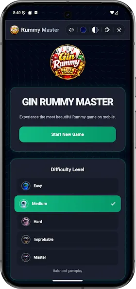 Gin Rummy Master Ai Offline screenshot 2