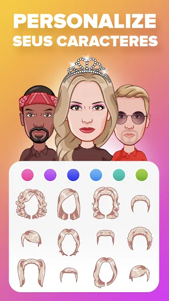 Mirror Stickers, Criador Emoji screenshot 4
