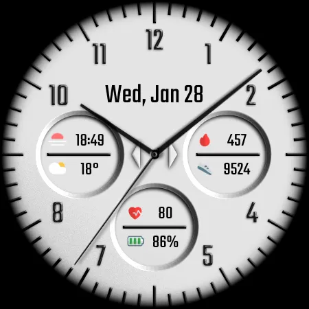 DADAM118: Analog Watch Face screenshot 22