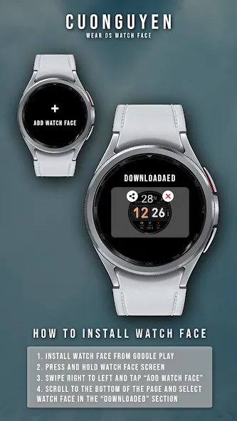 Watch face CNW0031 screenshot 4