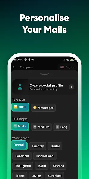 Mailer: AI Email Assistant screenshot 2