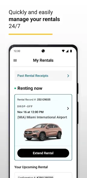 Hertz Rent-a-Car screenshot 3