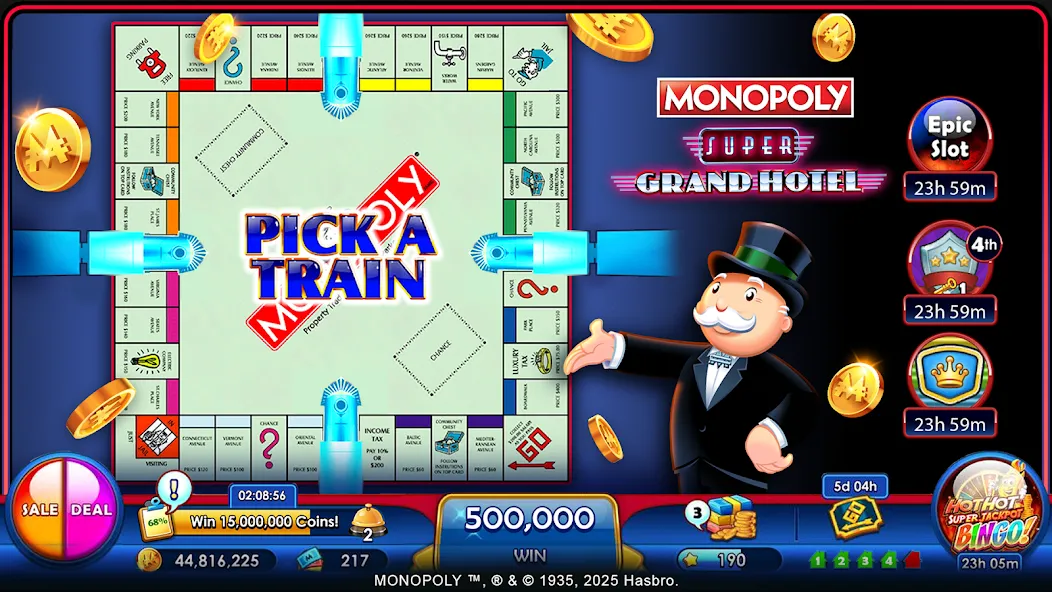 MONOPOLY Slots – 老虎机和赌场游戏 screenshot 3