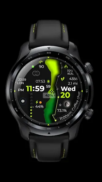 Digital Watch Face CUE102 screenshot 6