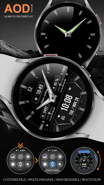 WFP 160 Classic watch face screenshot 34