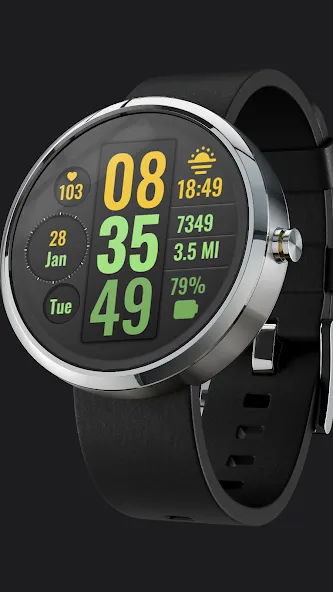 Column Watch Face screenshot 5