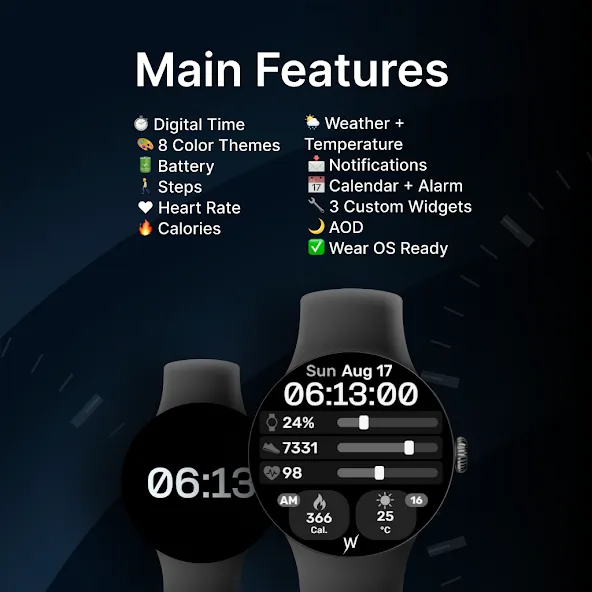 Data Stream Watch Face screenshot 2