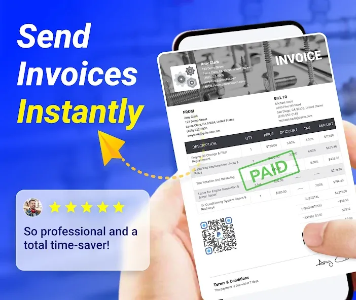 Invoice Maker - InvoiceBase screenshot 1