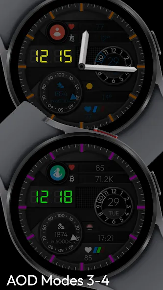 OD28 Titanium Watch Face screenshot 22