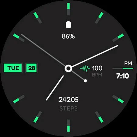 Minima 4 Minimal Watchface screenshot 15
