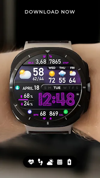 PER8 Digital Watch Face screenshot 8
