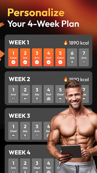 Home Workout App: Fitness screenshot 2