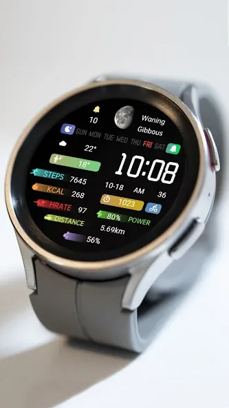 Colorful Icon Tail ZKin Watch screenshot 3