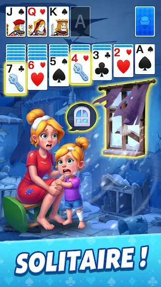 Solitaire : Héros de Sauvetage screenshot 1