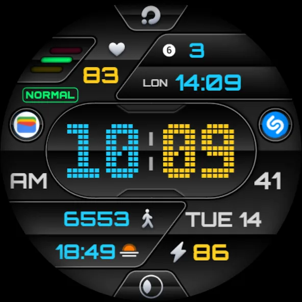 PRADO 19 Digital Watch Face screenshot 9
