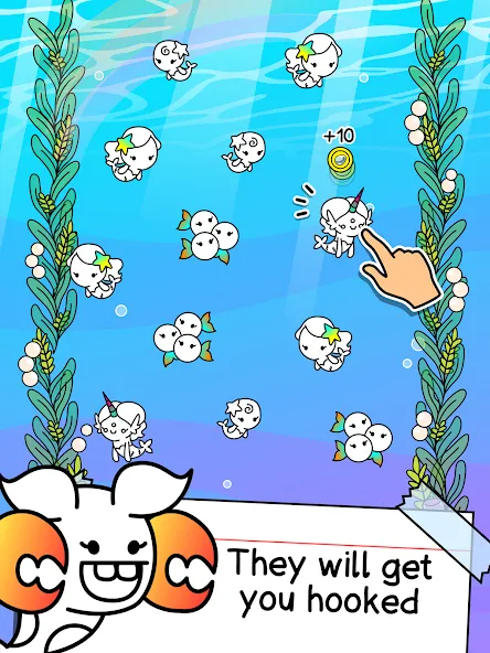 Mermaid Evolution: Merge Game screenshot 6