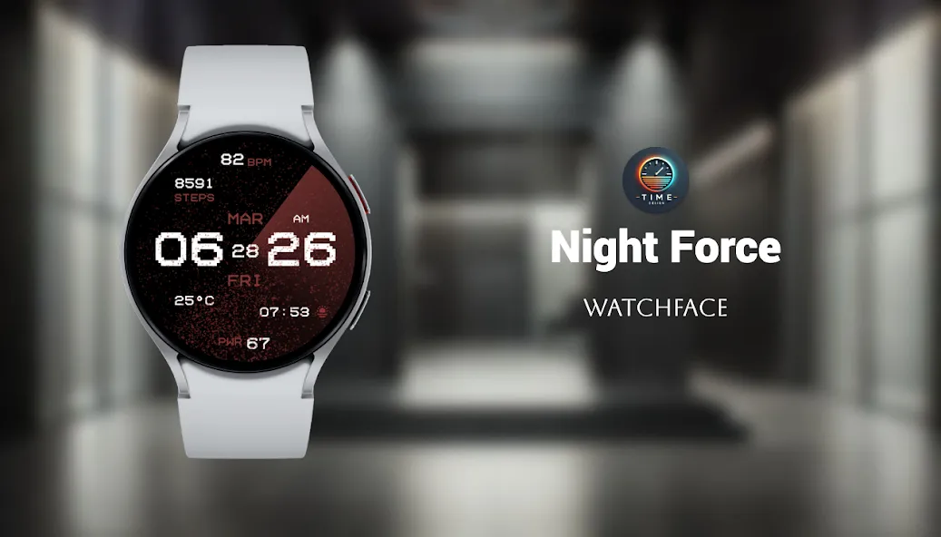Night Force Watch Face screenshot 1