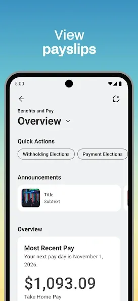 Workday screenshot 4