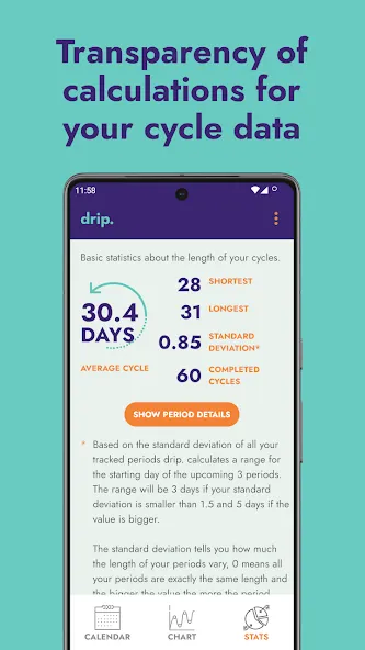 drip period & cycle tracker screenshot 6