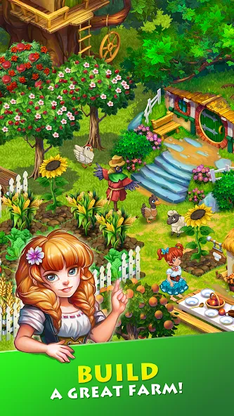 Farmdale: farm games Hay & Day screenshot 1
