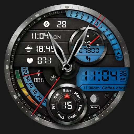 YSR003 Hybrid Watch Face screenshot 13