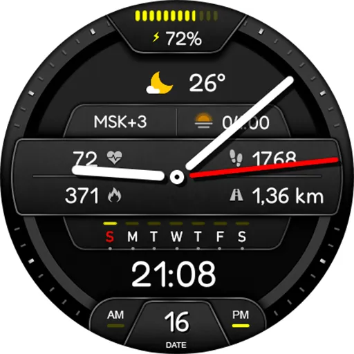 Hybrid Epaloxy Watch Face screenshot 12