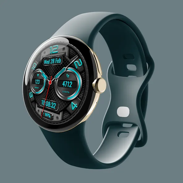 Hybrid KROIF URX90 Watch face screenshot 5